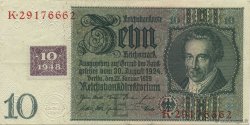 10 Deutsche Mark GERMAN DEMOCRATIC REPUBLIC  1948 P.04a XF