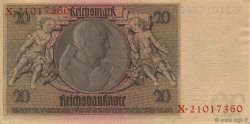 20 Deutsche Mark REPUBBLICA DEMOCRATICA TEDESCA  1948 P.05a AU