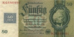 50 Deutsche Mark REPUBBLICA DEMOCRATICA TEDESCA  1948 P.06b q.FDC