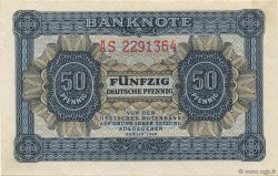 50 Deutsche Pfennig DEUTSCHE DEMOKRATISCHE REPUBLIK  1948 P.08b VZ+