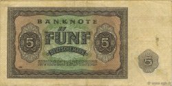 5 Deutsche Mark GERMAN DEMOCRATIC REPUBLIC  1948 P.11b VF