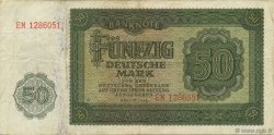 50 Deutsche Mark DEUTSCHE DEMOKRATISCHE REPUBLIK  1948 P.14b fVZ
