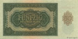 50 Deutsche Mark REPUBBLICA DEMOCRATICA TEDESCA  1948 P.14b q.FDC