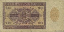 10 Deutsche Mark REPUBBLICA DEMOCRATICA TEDESCA  1955 P.18a MB