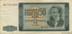 50 Mark GERMAN DEMOCRATIC REPUBLIC  1964 P.25a VF+