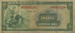 20 Deutsche Mark GERMAN FEDERAL REPUBLIC  1948 P.06a RC+