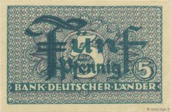 5 Pfennig GERMAN FEDERAL REPUBLIC  1948 P.11a fST