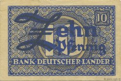 10 Pfennig GERMAN FEDERAL REPUBLIC  1948 P.12a XF