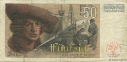 50 Deutsche Mark GERMAN FEDERAL REPUBLIC  1948 P.14a BC+
