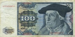 100 Deutsche Mark GERMAN FEDERAL REPUBLIC  1960 P.22a q.BB