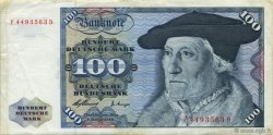 100 Deutsche Mark GERMAN FEDERAL REPUBLIC  1960 P.22a
