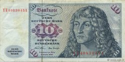 10 Deutsche Mark GERMAN FEDERAL REPUBLIC  1970 P.31a SS