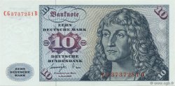 10 Deutsche Mark GERMAN FEDERAL REPUBLIC  1977 P.31b FDC