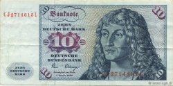 10 Deutsche Mark GERMAN FEDERAL REPUBLIC  1980 P.31d VF