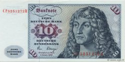 10 Deutsche Mark GERMAN FEDERAL REPUBLIC  1980 P.31d SC+