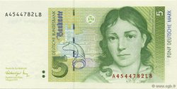 5 Deutsche Mark GERMAN FEDERAL REPUBLIC  1991 P.37 q.FDC