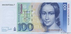 100 Deutsche Mark GERMAN FEDERAL REPUBLIC  1993 P.41c FDC