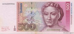 500 Deutsche Mark GERMAN FEDERAL REPUBLIC  1991 P.43a fST