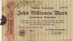 10 Billions Mark GERMANY  1923 PS.1030 VF