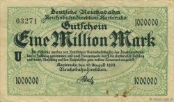 1 Million Mark GERMANY  1923 PS.1266 VF
