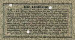 1 Dollar GERMANY Hochst 1923 Mul.2525.15 XF+