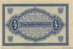 1/2 Goldmark GERMANY Weimar 1923 Mul.5040.1a AU
