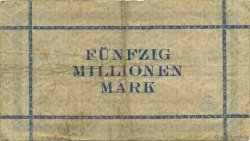 50 Millions Mark GERMANIA Aachen - Aix-La-Chapelle 1923  MB