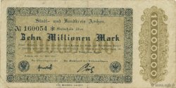 10 Millions Mark GERMANIA Aachen - Aix-La-Chapelle 1923  BB