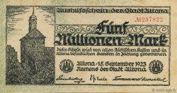 5 Millions Mark DEUTSCHLAND Altona 1923  VZ