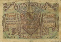 10000 Mark DEUTSCHLAND Mannheim 1923 PS.0910 S