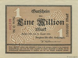 1 Million Mark GERMANIA Gerthe 1923  q.FDC
