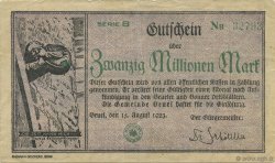 20 Millions Mark GERMANY Beuel 1923  VF