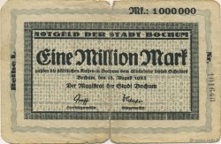 1 Million Mark GERMANY Bochum 1923  G