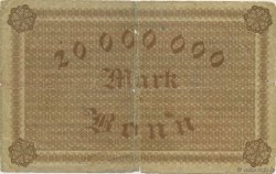 20 Millions Mark GERMANIA Bonn 1923  B