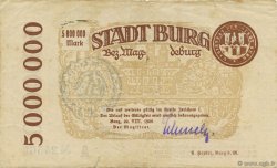5 Millions Mark GERMANY Burg 1923  VF
