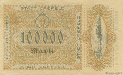 100000 Mark DEUTSCHLAND Crefeld 1923  VZ