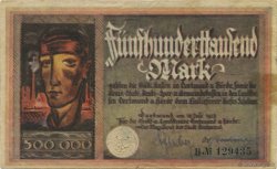 500000 Mark GERMANY Dortmund 1923  VF-