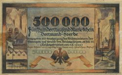 500000 Mark ALEMANIA Dortmund 1923  BC+