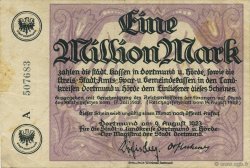 1 Million Mark ALLEMAGNE Dortmund 1923 