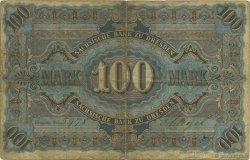 100 Mark GERMANIA Dresden 1890 PS.0952a q.MB