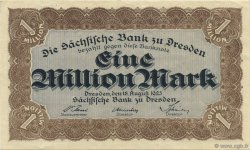 1 Million Mark GERMANY Dresden 1923 PS.0962 XF