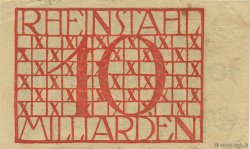 10 Milliards Mark ALLEMAGNE Duisburg-Meiderich 1923  TTB
