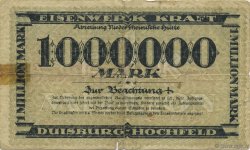 1 Million Mark GERMANIA Duisburg-Hochfield 1923  q.MB
