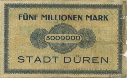 5 Millions Mark ALEMANIA Düren 1923  RC