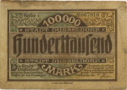 100000 Mark DEUTSCHLAND Düsseldorf 1923  S