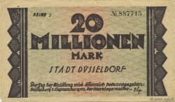 20 Millions Mark GERMANY Düsseldorf 1923  VF-