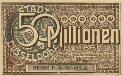 50 Millions Mark DEUTSCHLAND Düsseldorf 1923  VZ+