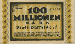 100 Millions Mark GERMANY Düsseldorf 1923  AU