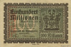 100 Millions Mark GERMANY Düsseldorf 1923  VF