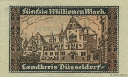 50 Millions Mark GERMANY Düsseldorf 1923  VF+